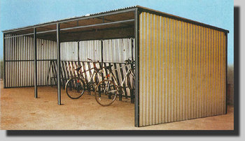 Atlas All-Steel Open Fronted Shelter