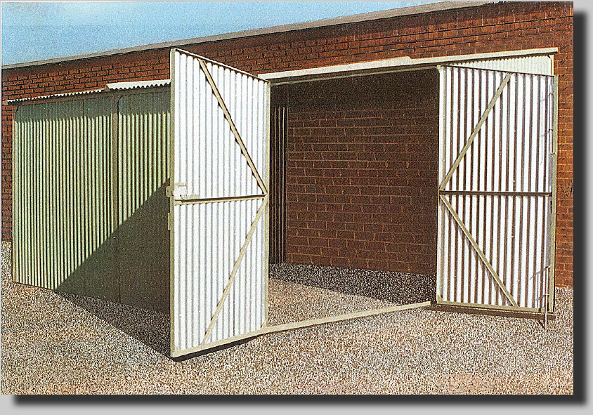 Troy All-Steel Lean-To Building